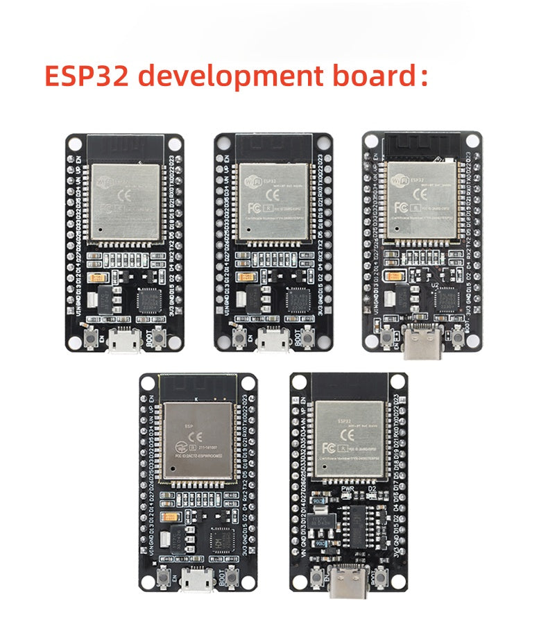 ESP32 development board WIFI+ Bluetooth dual-core 32-bit MCU module system board CP2102/CH340/CH9102