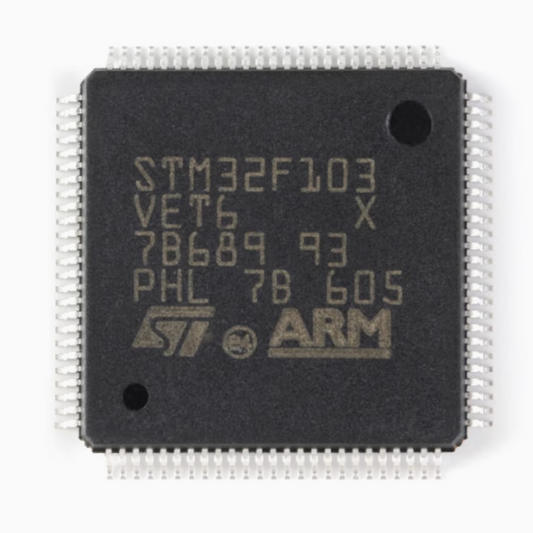 Original Genuine STM32F103VET6 LQFP-100 ARM Cortex-M3 32-Bit Microcontroller MCU