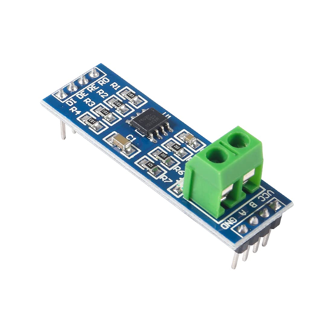 12Pcs MAX485 Transceiver Module TTL UART Serial to RS485 Instrument Interface Module Max458 Chip RS-485 Communication Transceiver 5V SCM Development Board Serial Adapters for Raspberry Pi