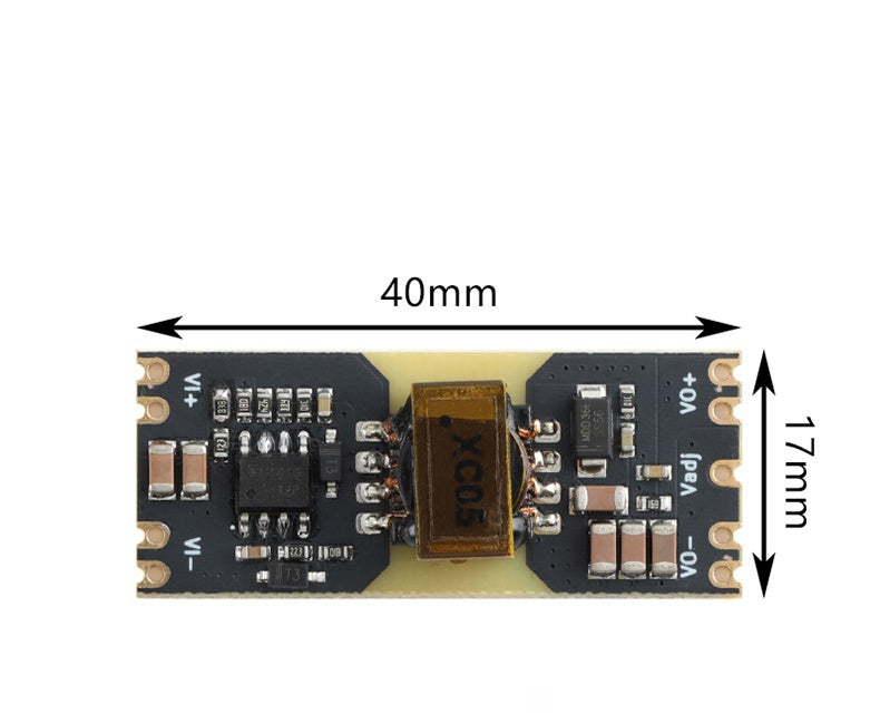 XC5015 Isolated DC-DC Wide Voltage 9-42V Input 5/12V Output Power Module Reserved LDO