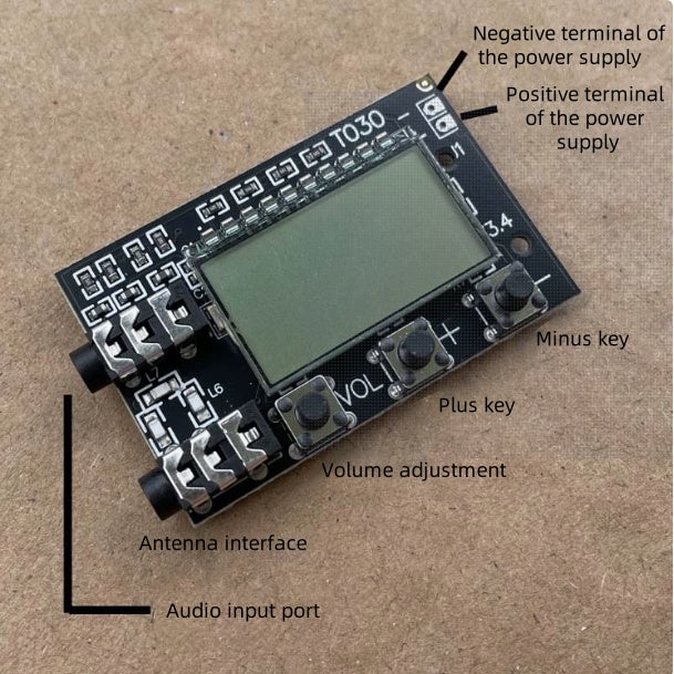 FM Stereo Transmitter Board FM Transmission Module Transmitter 76M-108M