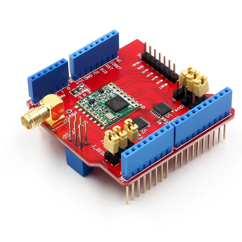 Wireless 433/868/915 MHZ Lora Shield signal stable transmission module
