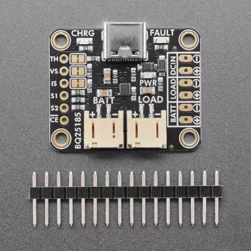 6091 BQ25185 USB / DC / Solar Lithium Ion/Polymer Charger