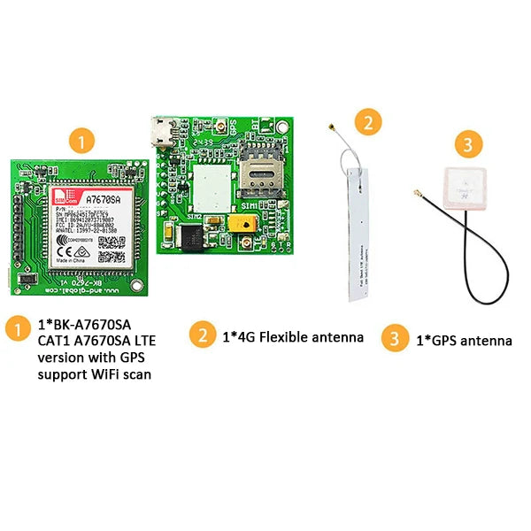 SIMCOM A7670SA LTE Cat 1 Module A7670