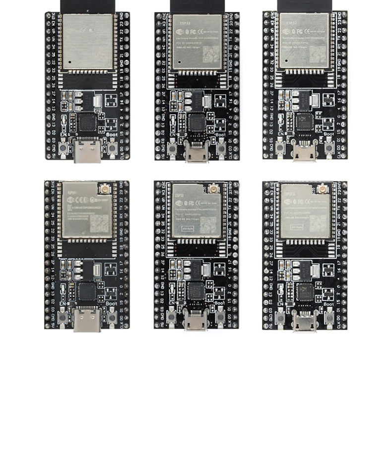 ESP32 development board WIFI+ Bluetooth dual-core 32-bit MCU module system board CP2102/CH340/CH9102