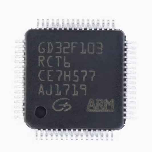 Original Genuine Surface Mount GD32F103RCT6 LQFP-64 32-Bit Microcontroller Chip