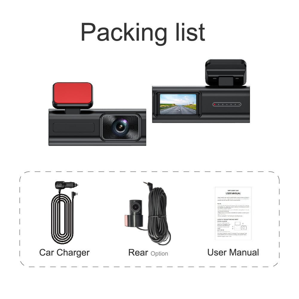 2025 cross-border A212 temu Amazon 4K HD Haisi hi Guoke driving recorder DashCam