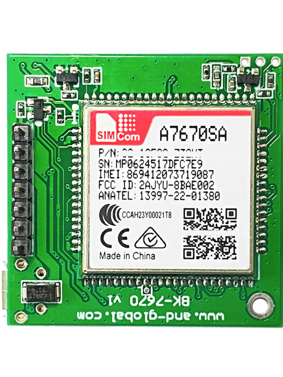 SIMCOM A7670SA LTE Cat 1 Module A7670