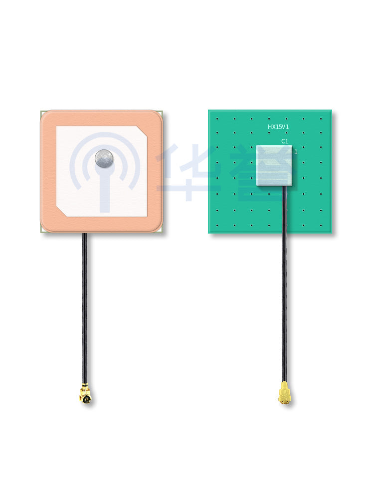 GPS BeiDou dual-frequency built-in active ceramic antenna 8*8 to 25*25 high gain amplification GPS positioning antenna