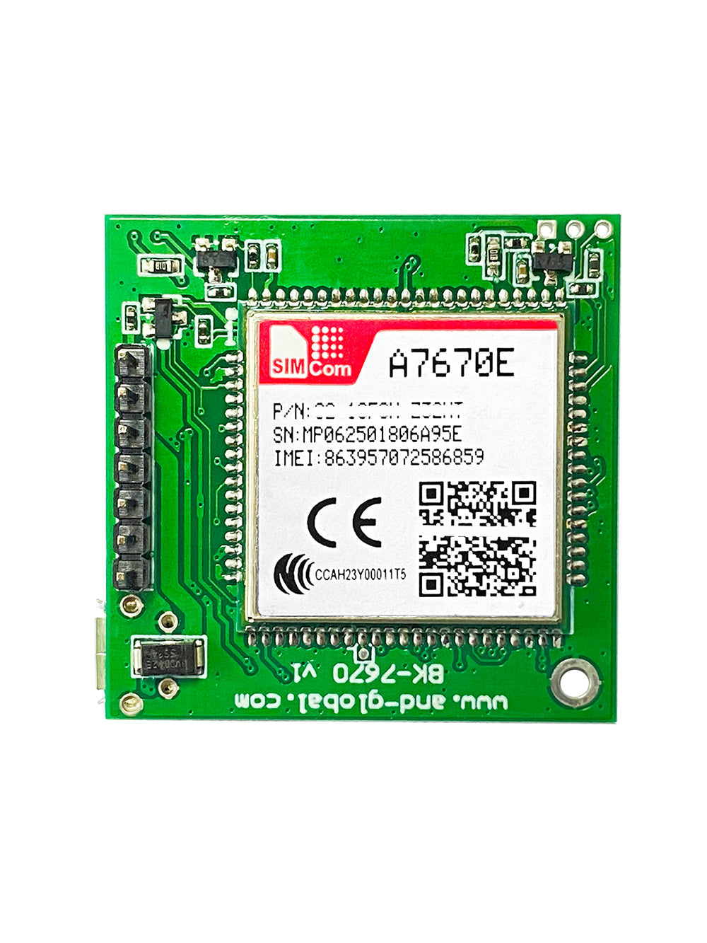 A7670E Full SIMCOM 4G Cat 1 with GSM GPS BK-A7670E
