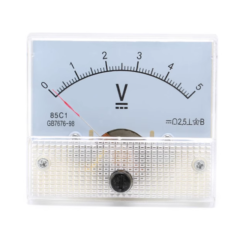 85C1 5V/10V/20V/30V/50V/100V/200V/300V DC Pointer Voltmeter Head