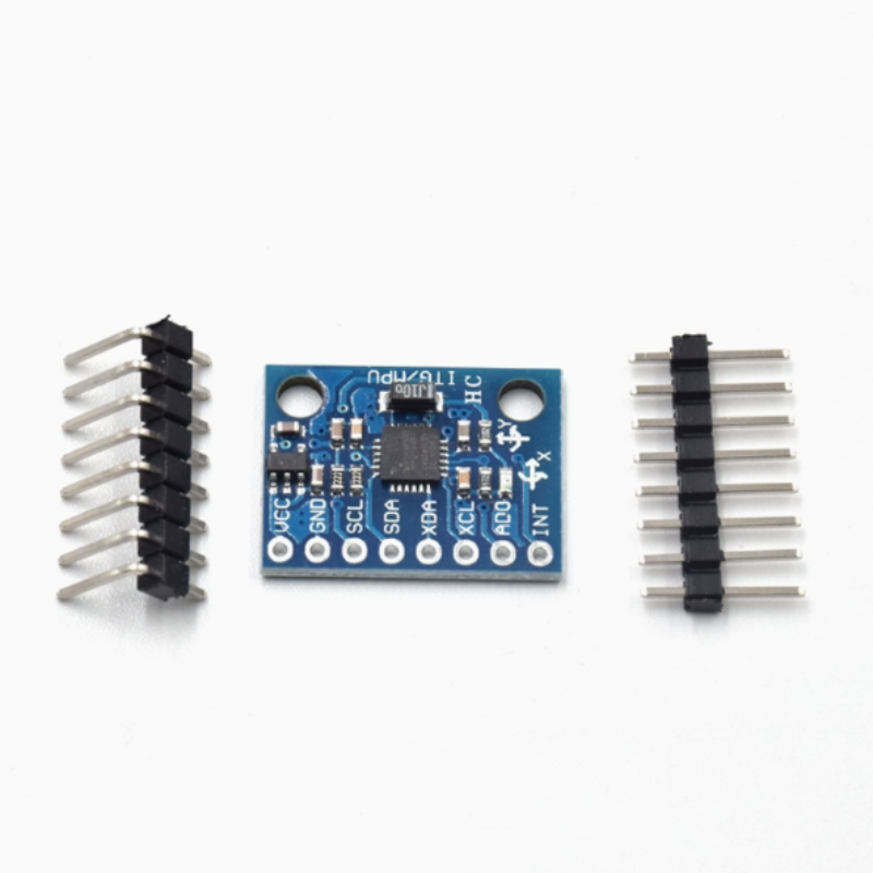 The GY-521 MPU-6050 Module Three-Axis Accelerometer 6DOF Module Has A Code Schematic Diagram