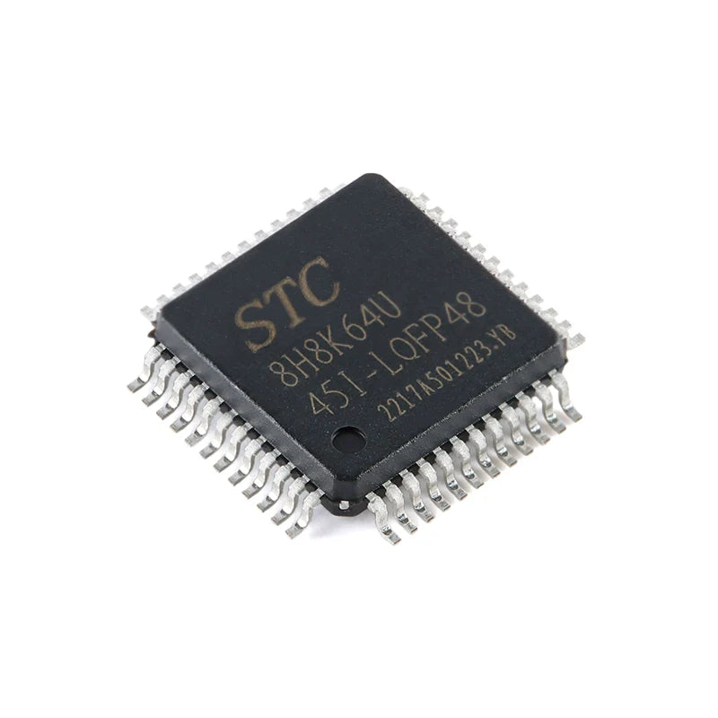 Original Genuine STC8H8K64U-45I-LQFP48 1T 8051 Microprocessor Single-Chip Microcomputer Chip