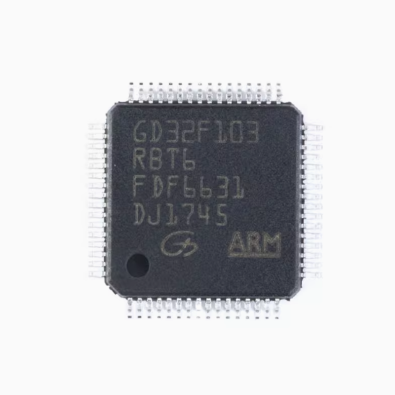 Original Genuine Surface Mount GD32F103RBT6LQFP-64 32-Bit Microcontroller Chip