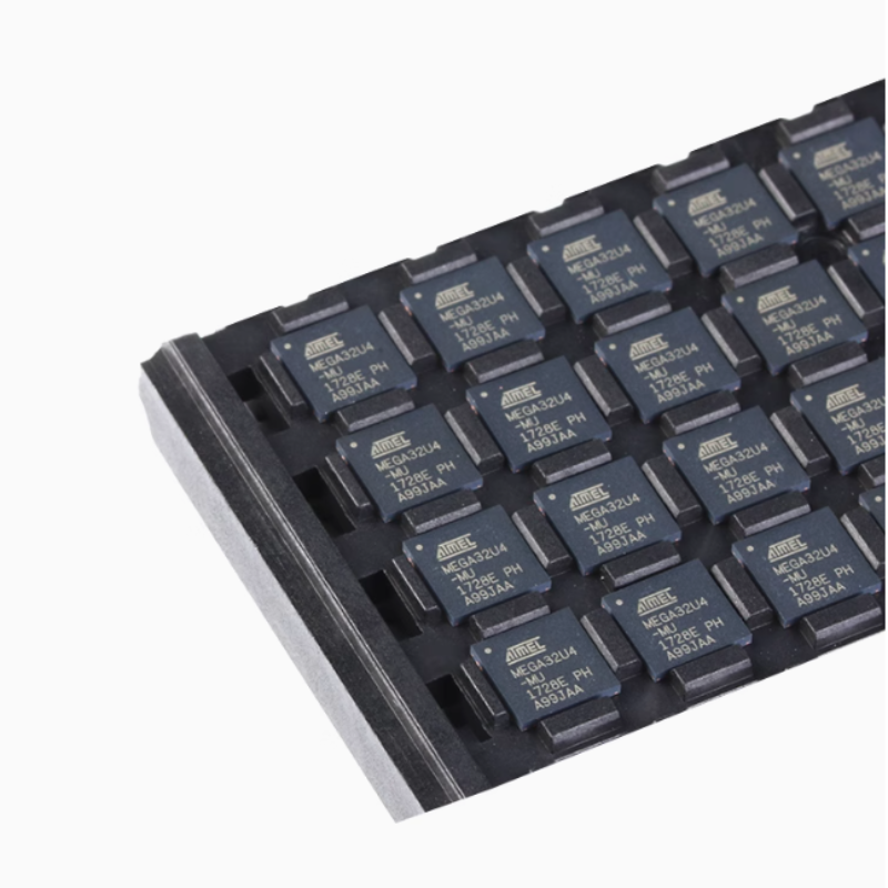Original Genuine Surface Mount ATMEGA32U4-MU QFN-44 8-Bit Microcontroller Chip 16MHZ