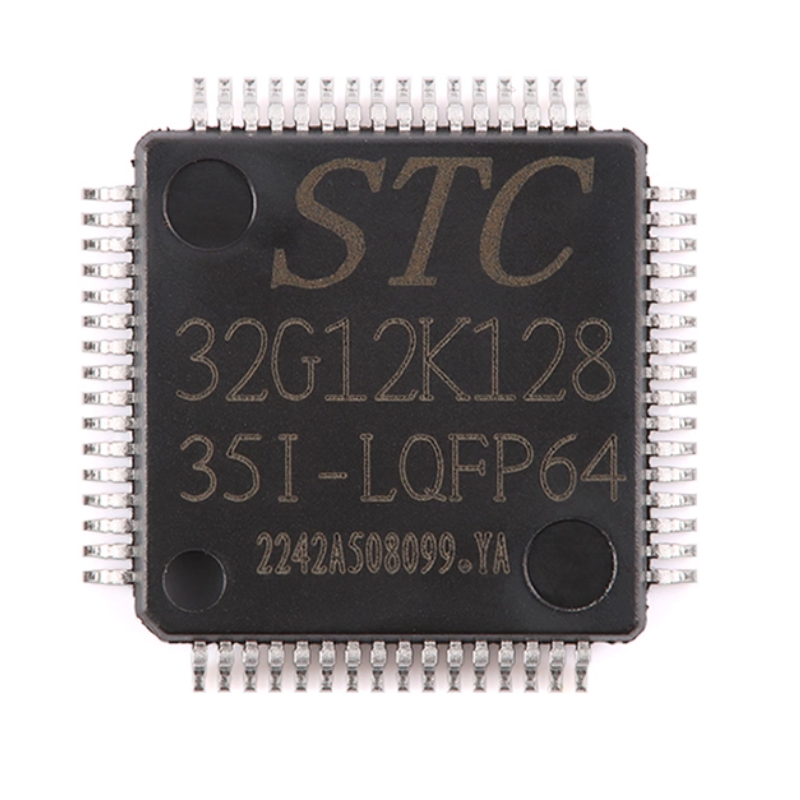 Brand-New Original STC32G12K128-35I-LQFP64 32-Bit 8051 Core Single-Chip Microcomputer Chip