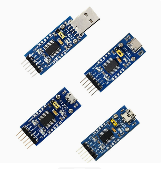 THE INTERFACE of the FT232 MODULE USB-TO-SERIAL PORT and USB-TO-TTL FT232RNL SERIAL COMMUNICATION MODULE IS OPTIONAL