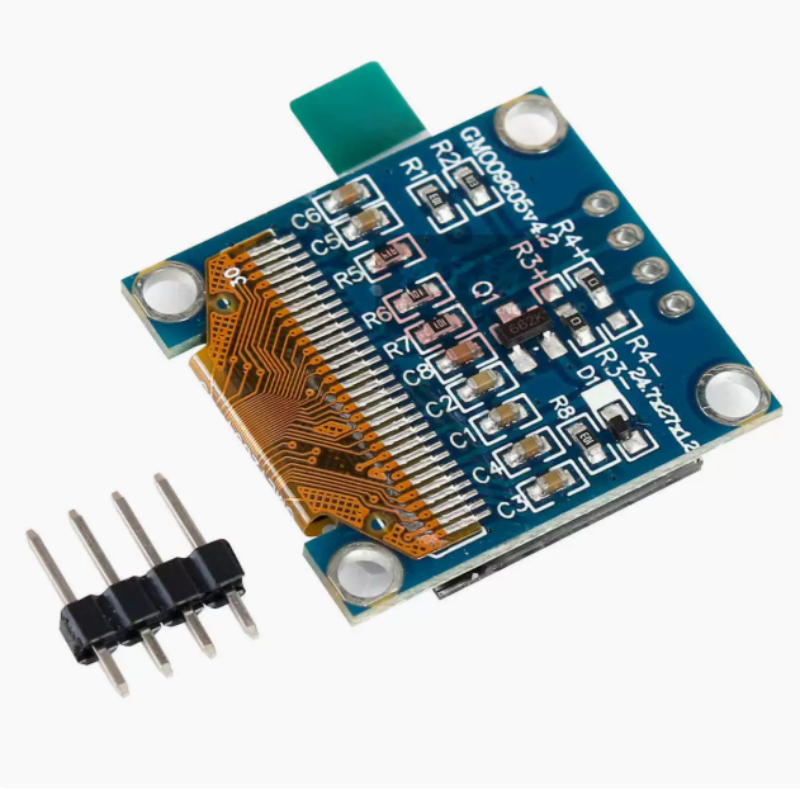 0.96-Inch Blue/White/Yellow-Blue Dual-Color IIC Communication Small OLED Display Module 51 Single-Chip Microcomputer