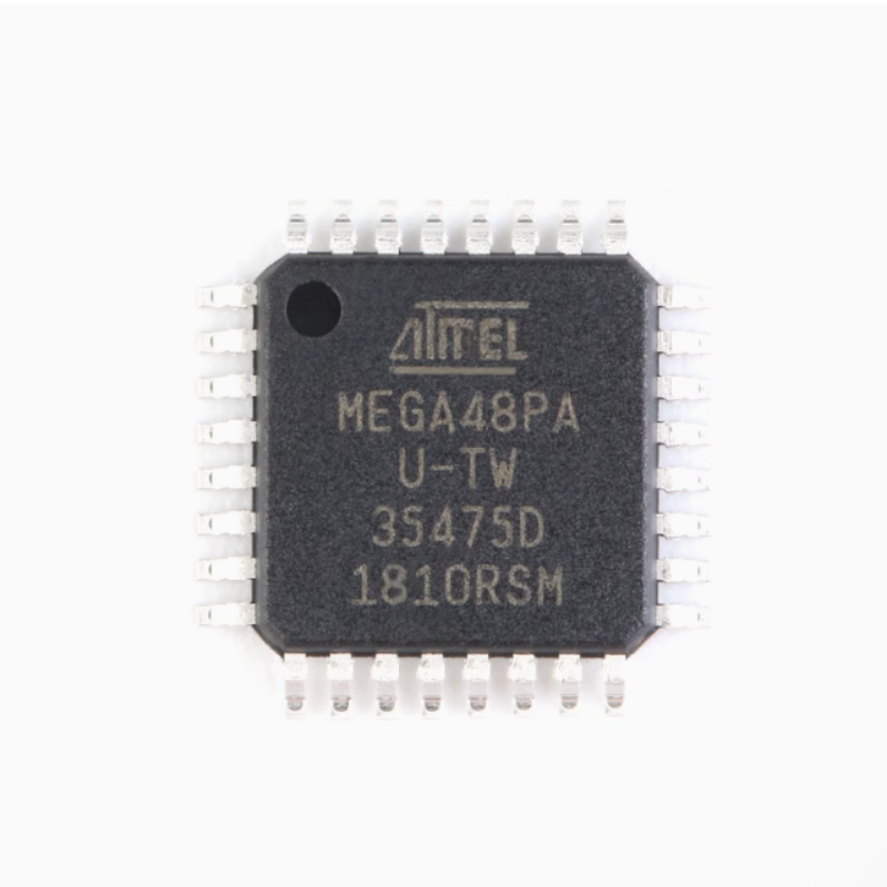 Original Genuine Surface Mount ATMEGA48PA-AU Single-Chip Microcomputer AVR Microcontroller TQFP-32