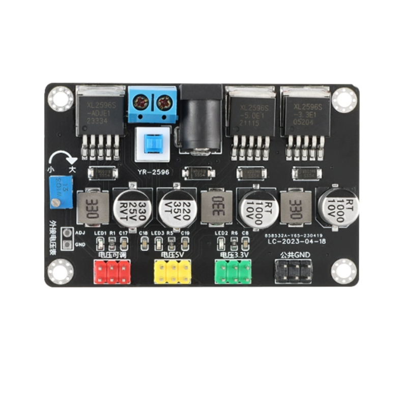 YR-2596 Regulated DC Power Conversion Module LM2596 DC3.3V/5V DC Adjustable Development Board
