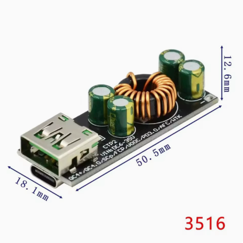 Full-Protocol Mobile Phone Fast Charging Charger Module QC4.0pd3.0 Flash Charging SCPFCP Apple Fast Charging Motherboard