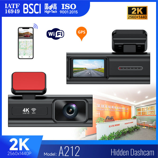 2025 cross-border A212 temu Amazon 4K HD Haisi hi Guoke driving recorder DashCam