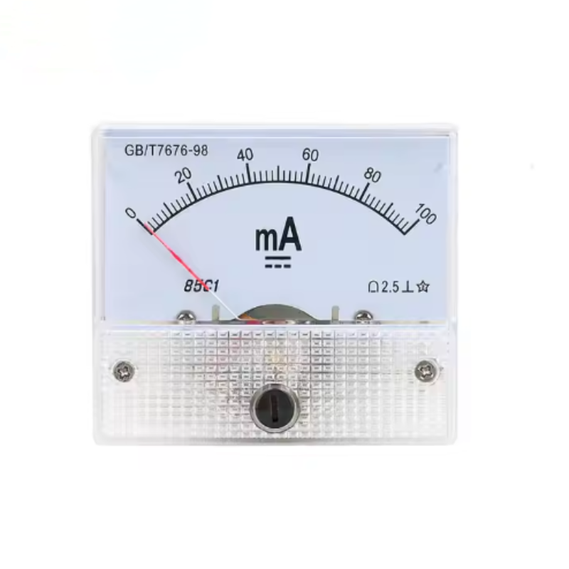 85C1 1/5/10/20/30/50/100/200/300/500mA DC Pointer Ammeter Head