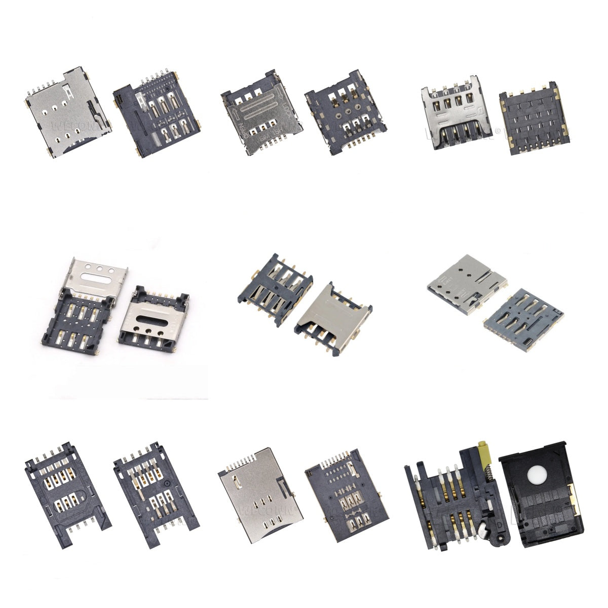 SIM Card Connectors & Micro SIM Card Connectors & Nano SIM Card Connectors