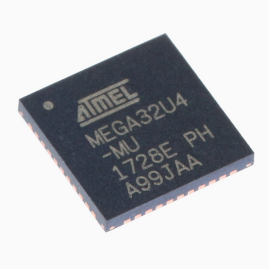 Original Genuine Surface Mount ATMEGA32U4-MU QFN-44 8-Bit Microcontroller Chip 16MHZ