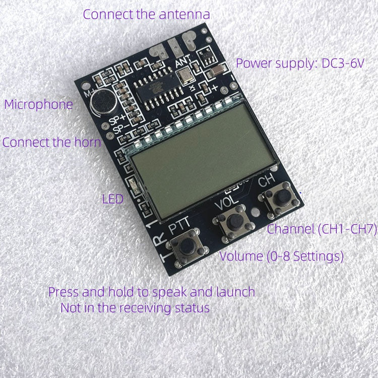 TR1 Two-way-radio Transceiver Walkie-talkie