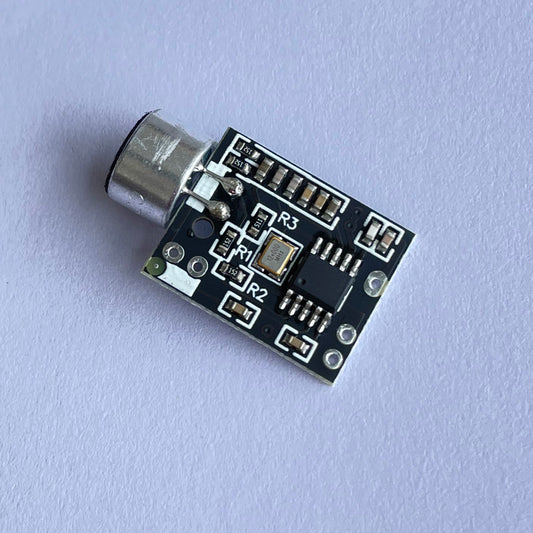 The Wireless Microphone Microphone Transmit Module MIC FM Transmit Module Supports Dual-channel Stereo