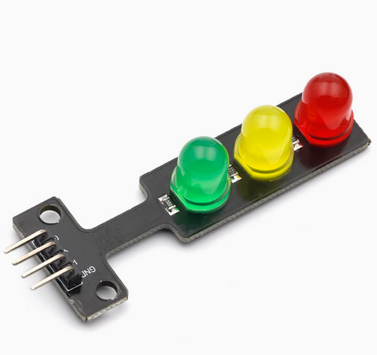 LED TRAFFIC LIGHT MODULE 5V TRAFFIC LIGHT EMITTING MODULE  ELECTRONIC LEARNING BUILDING BLOCK PROGRAMMING SINGLE CONTROL BOARD