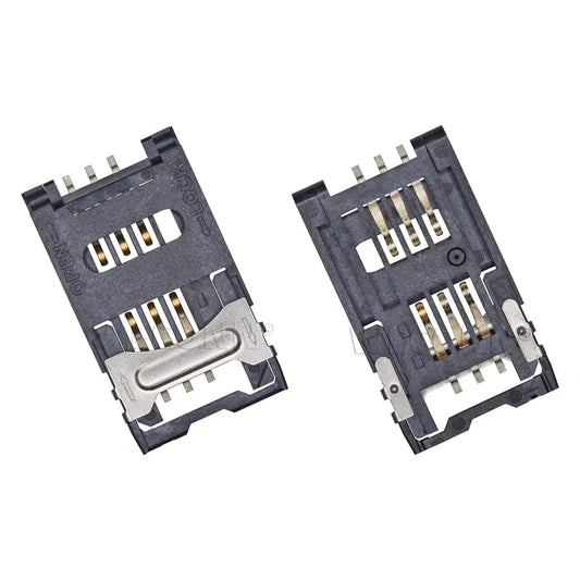 SIM Card Connector,Clamshell Type,6P,H=2.5mm,Without Post,MUP-C706/C705