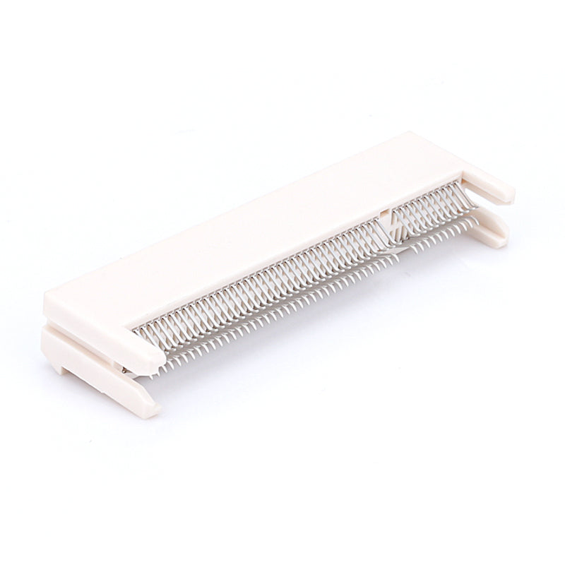 PCI & PCIE Connector,STRADDLE,98P(X8),1mm  Centerline,G/F,WHI,Cap