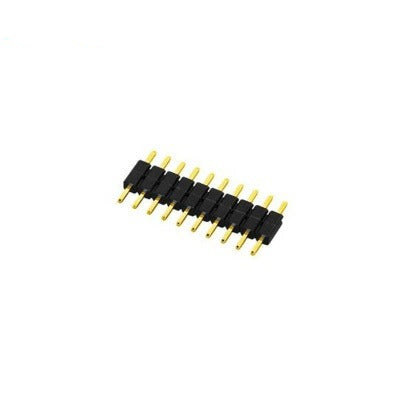 2.54mm Pitch Pin Header Single Row DIP 180° Double Plastics