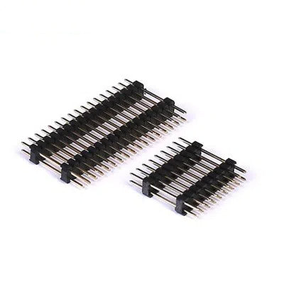 2.0mm Pitch Pin Header Double Row DIP 180° Double Plastics