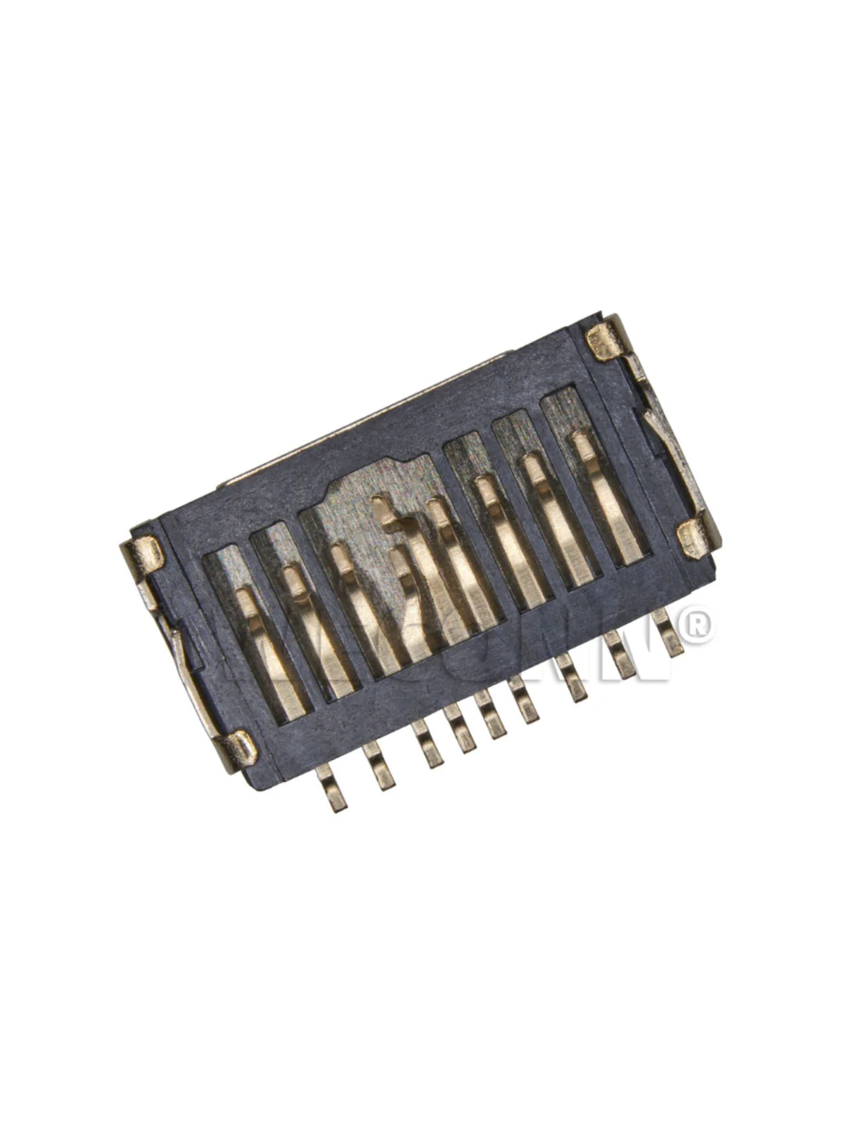 MicroSD card connector,PUSH PULL,H=1.5mm,With Card Detection Pin