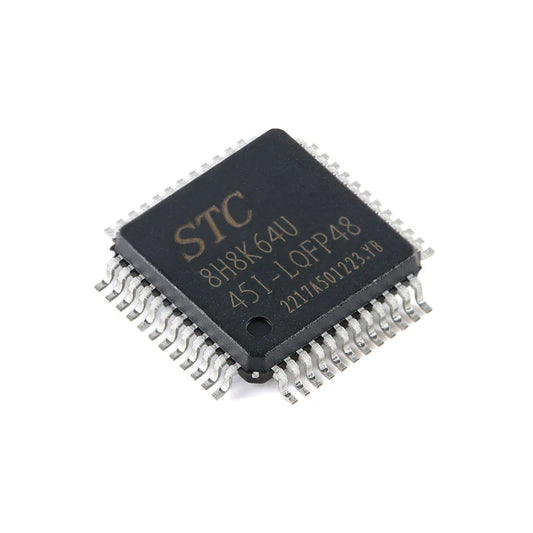 Original Genuine STC8H8K64U-45I-LQFP48 1T 8051 Microprocessor Single-Chip Microcomputer Chip
