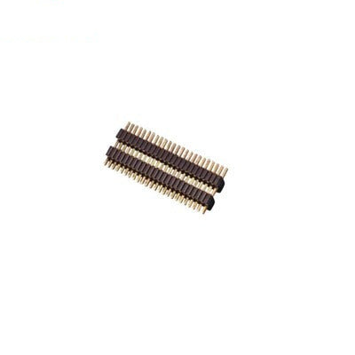 1.27mm Pitch Pin Header Single Row DIP 180°  Double Plastics