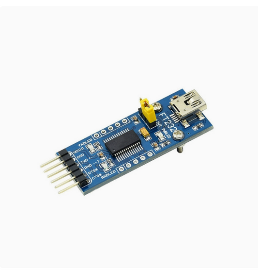 THE INTERFACE of the FT232 MODULE  USB-TO-SERIAL PORT and  USB-TO-TTL FT232RNL SERIAL COMMUNICATION MODULE IS OPTIONAL