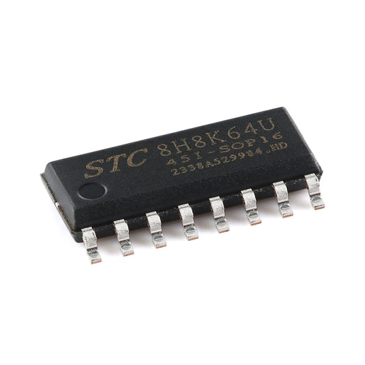 Original Genuine STC8H8K64U-45I-SOP16 1T 8051 Microprocessor Single-Chip Microcomputer