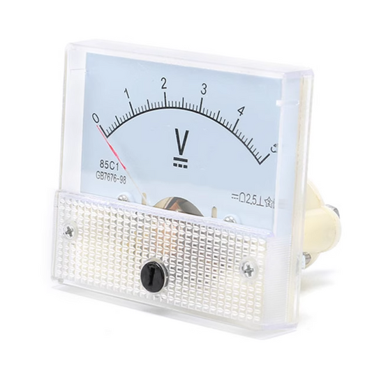 85C1 5V/10V/20V/30V/50V/100V/200V/300V DC Pointer Voltmeter Head