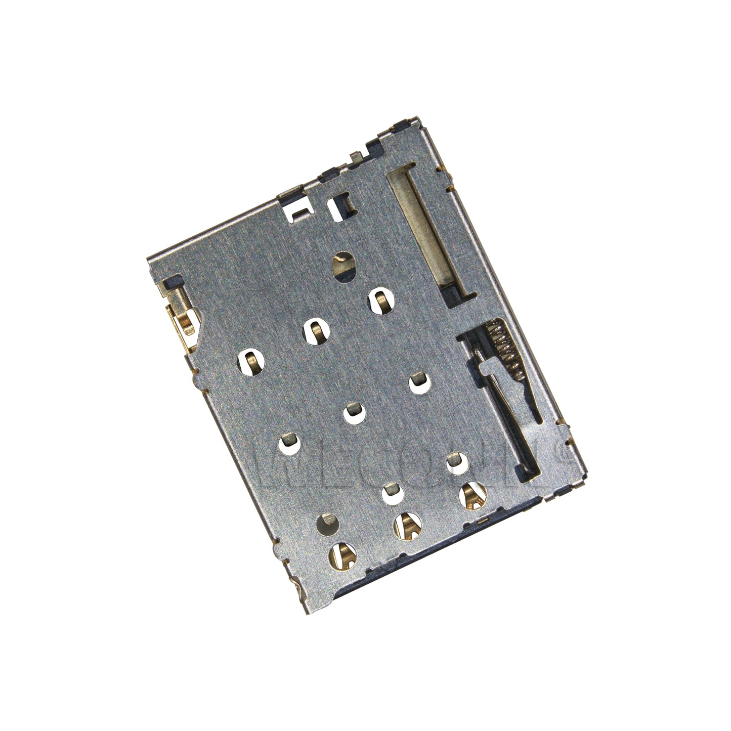 Nano SIM Card Connector,PUSH PUSH,6P,H=1.25mm,Without Post