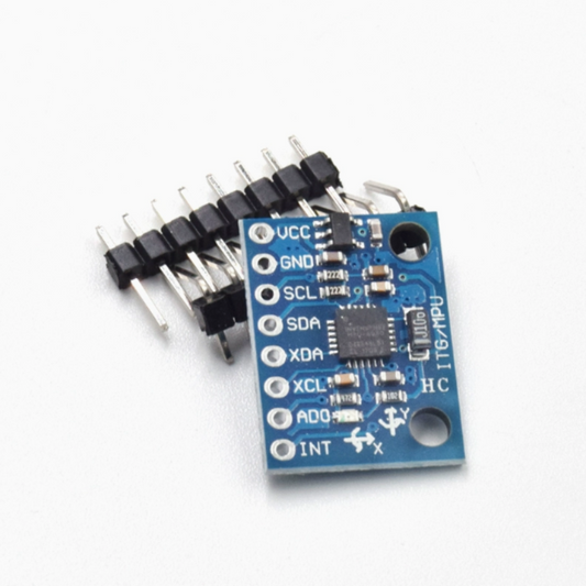 The GY-521 MPU-6050 Module Three-Axis Accelerometer 6DOF Module Has A Code Schematic Diagram