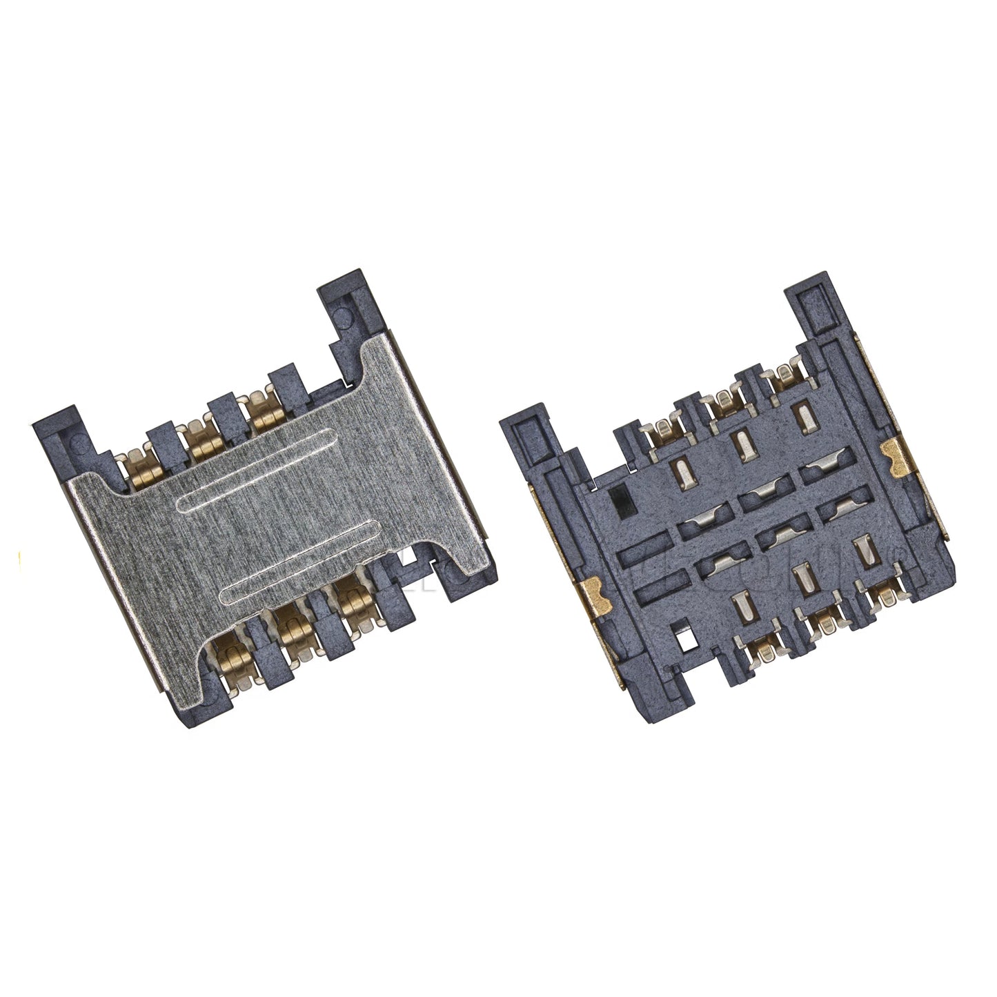 Micro SIM Card Connector,PUSH PULL,6P,H=2.65mm,Without Post