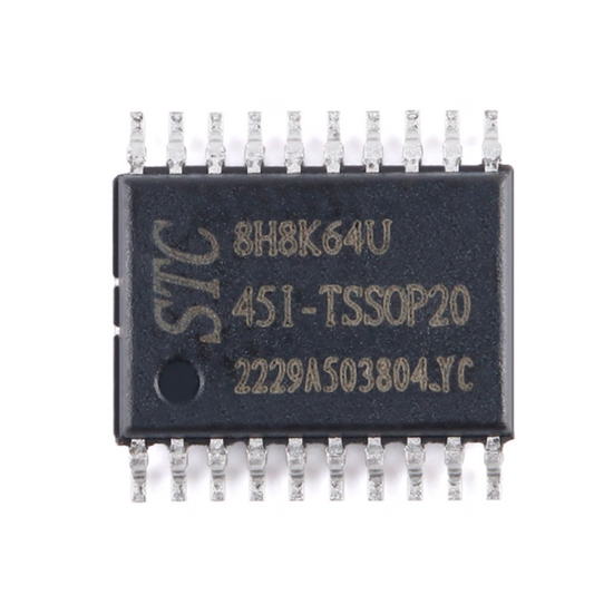 Original Genuine STC8H8K64U-45I-TSSOP20 1T 8051 Microprocessor Single-Chip Microcomputer