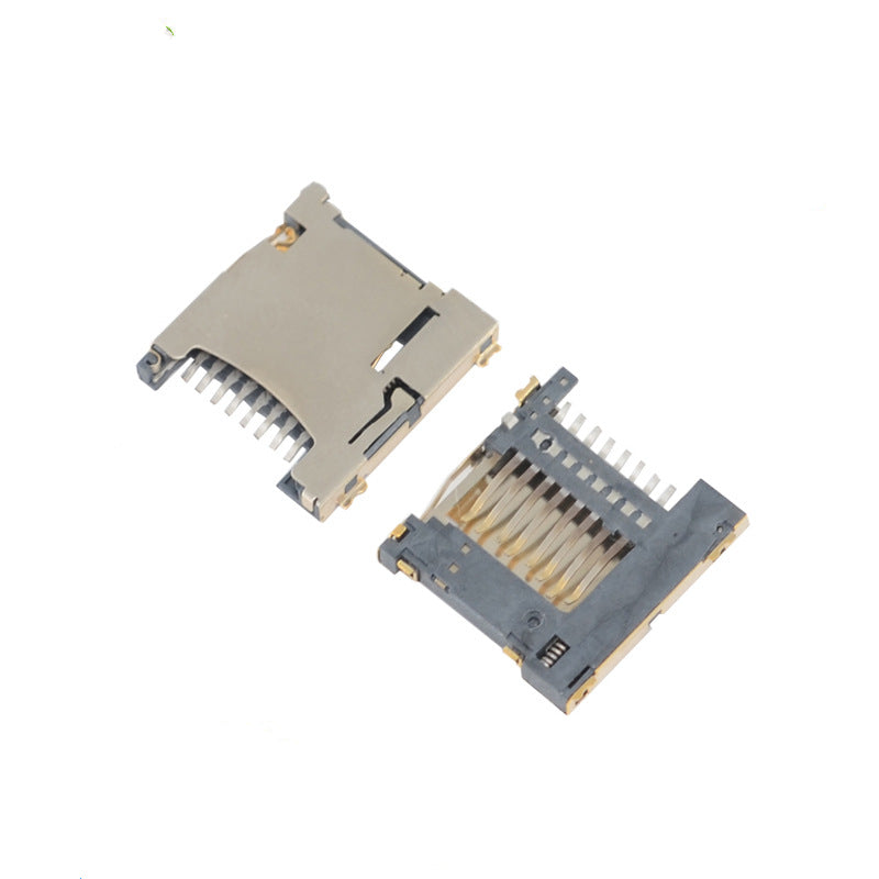 MicroSD card connector,PUSH PUSH,H=1.45mm