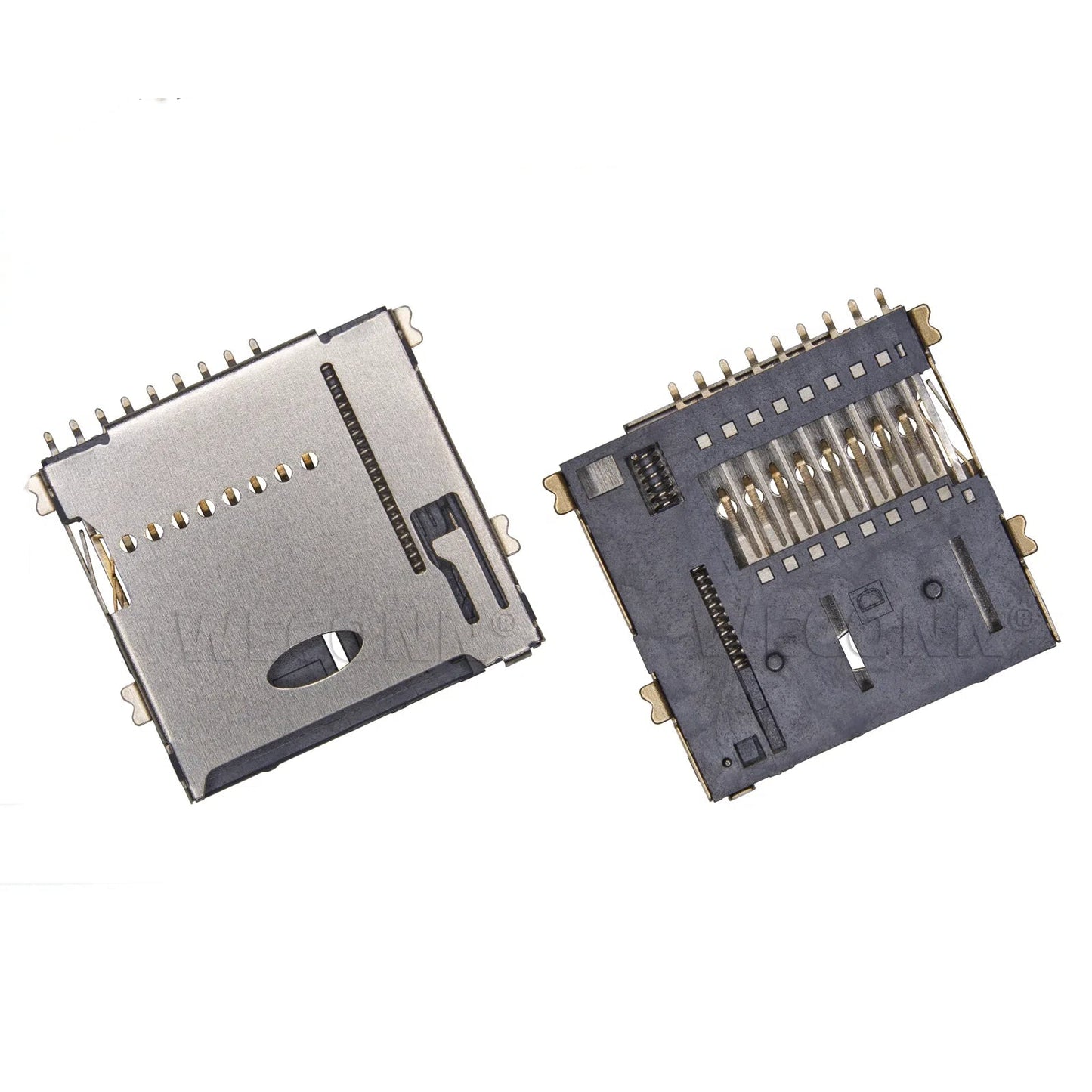 MicroSD card connector,PUSH PUSH,H=1.4mm,With Card Detection Pin