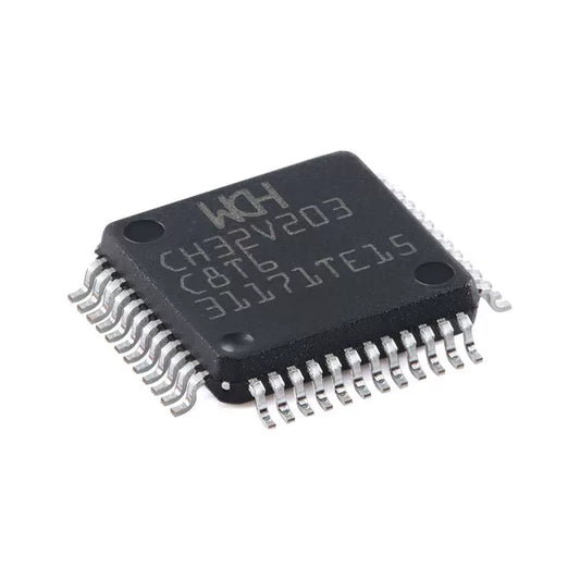 Original Genuine CH32V203C8T6 LQFP-48 RISC-V Core 32-Bit Microcontroller -MCU