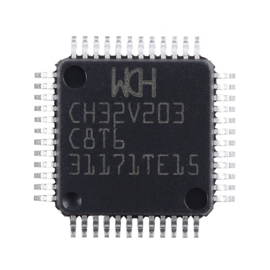 Original Genuine CH32V203C8T6 LQFP-48 RISC-V Core 32-Bit Microcontroller -MCU